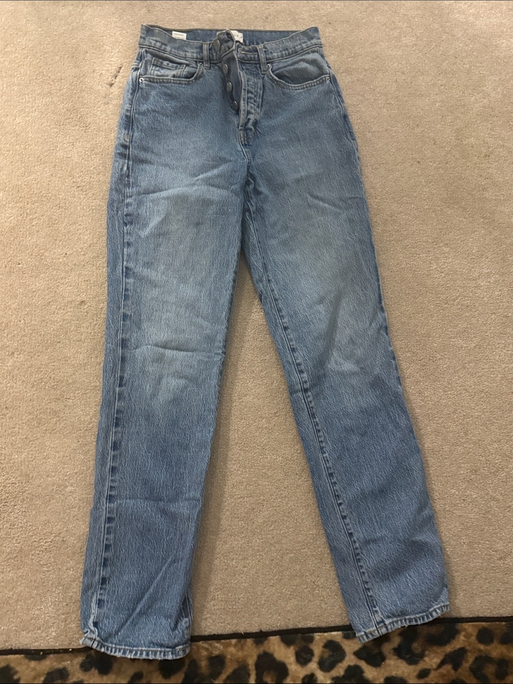 PacSun High-Rise Women's Light Blue Straight Jeans